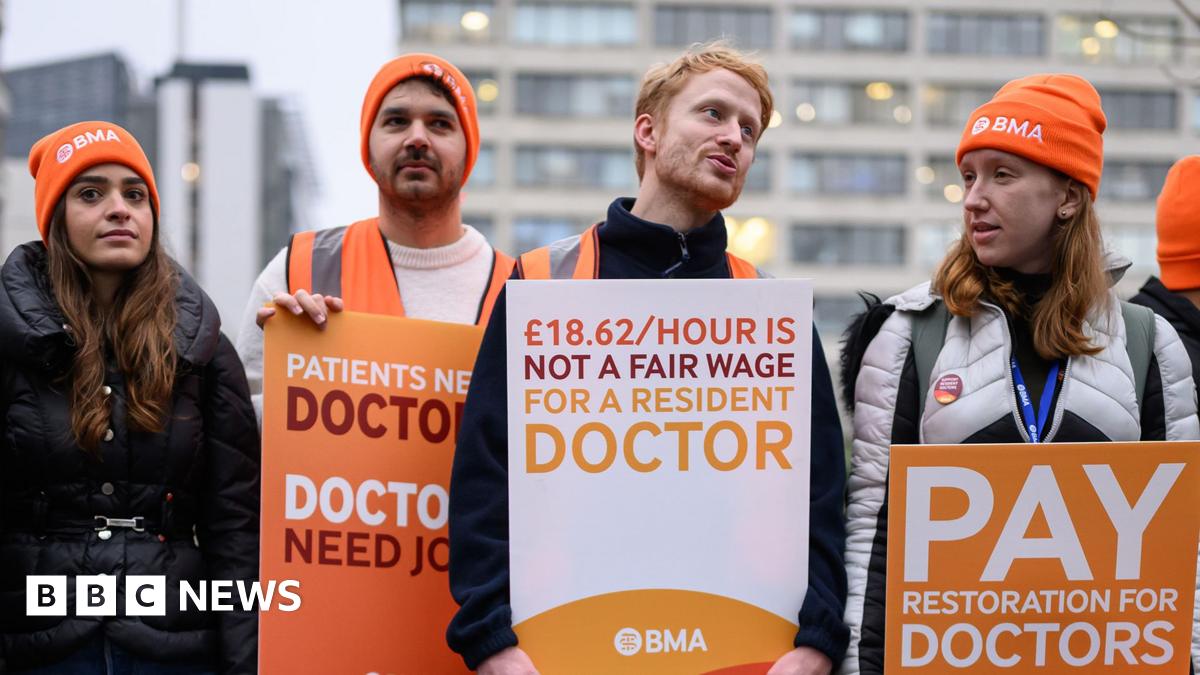 Doctors on a picket line
