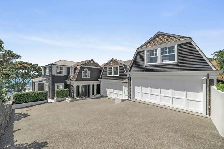 The mansion at 29 Minnehaha Avenue, in Auckland's Takapuna, is quietly on the market and attracting serious interest. Photo / Supplied