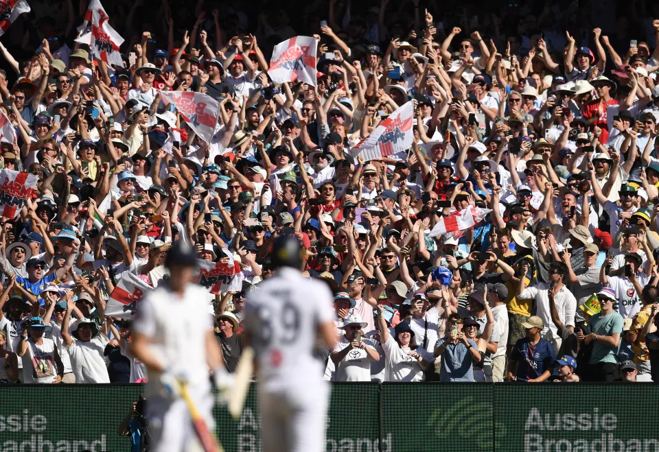 England finally gave the Barmy Army something to celebrate Down Under