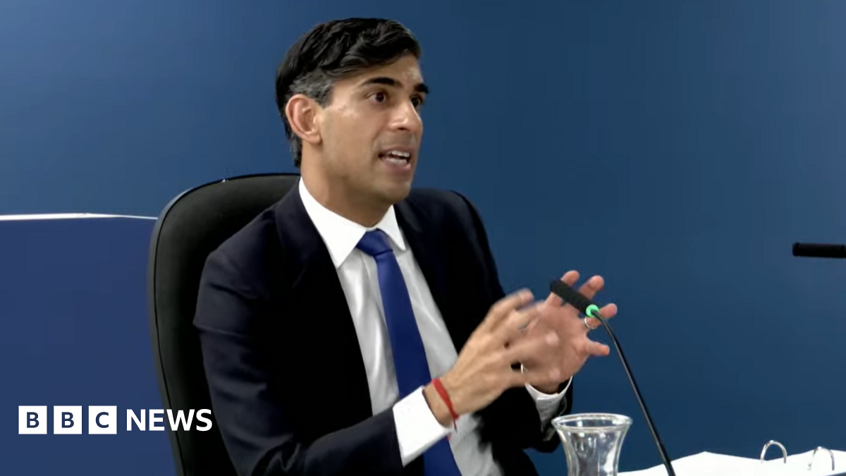 Covid inquiry: Rishi Sunak says support for self-employed was 'generous' but 'imperfect'