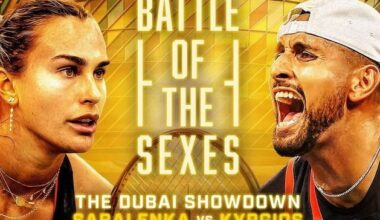 ‘I find it gimmicky’ – Battle of the Sexes tennis showdown divides opinion as Aryna Sabalenka and Nick Kyrgios clash in Dubai