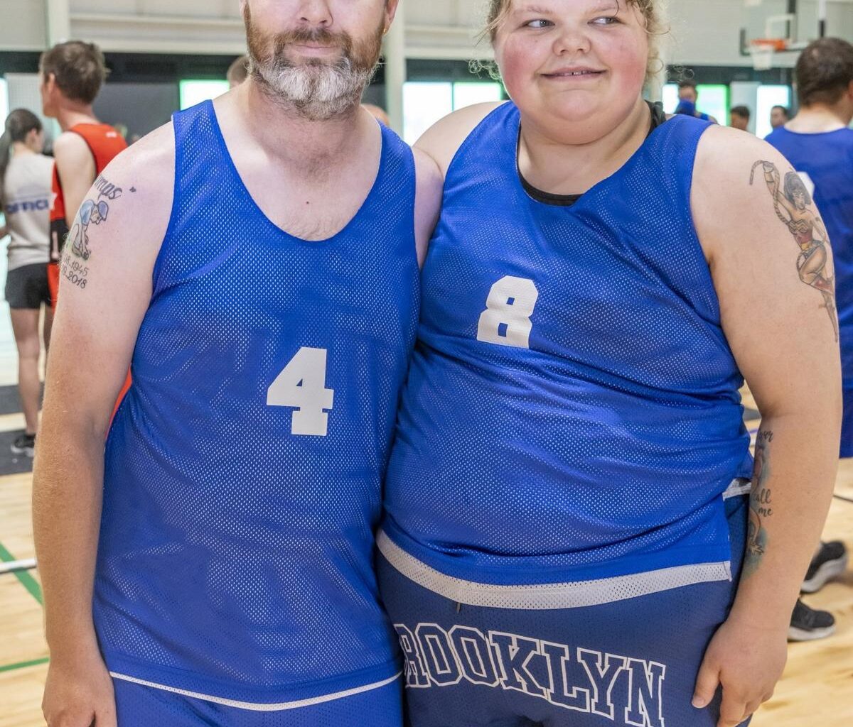 Love on the court: Special Olympics couple shoot hoops