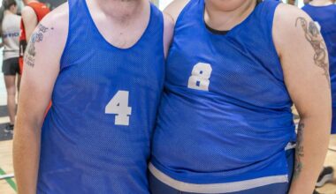 Love on the court: Special Olympics couple shoot hoops