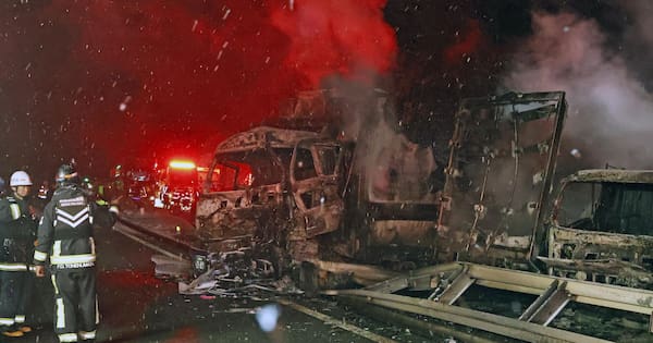 Massive Japan highway crash kills two people, injures 26