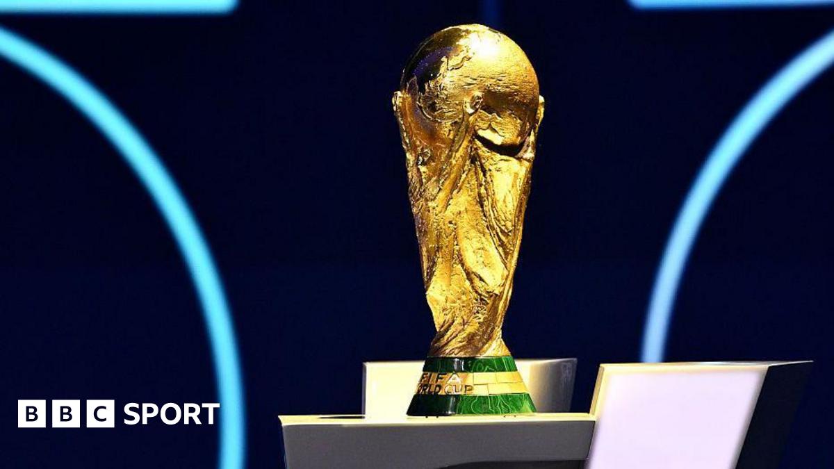 The World Cup trophy