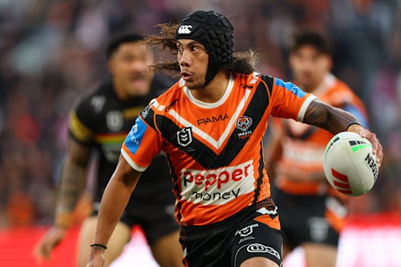 The long-term future of Tigers playmaker Jarome Luai remains unresolved.