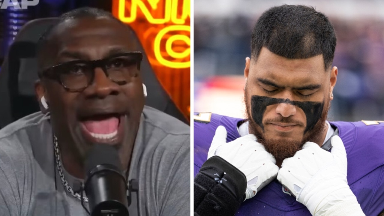 Shannon Sharpe slams Daniel Faalele after poor play for Baltimore Ravens, Australians playing in the NFL, Jordan Mailata