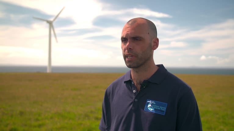 Chatham Islands Enterprise Trust chairperson Hamish Chisholm .