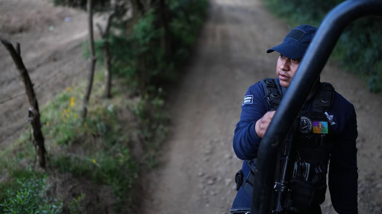 Community police patrol the autonomous Indigenous community of Sevina, Mexico,