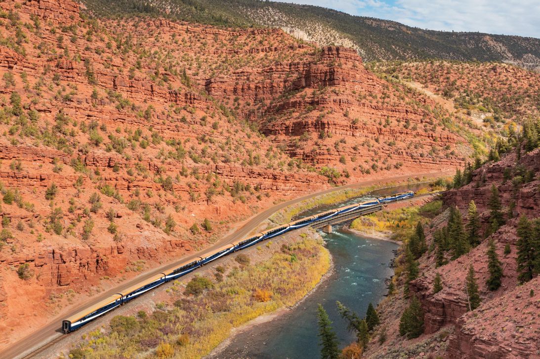 The Canyon Spirit Train will link Denver with Glenwood Springs, Moab and Salt Lake City.