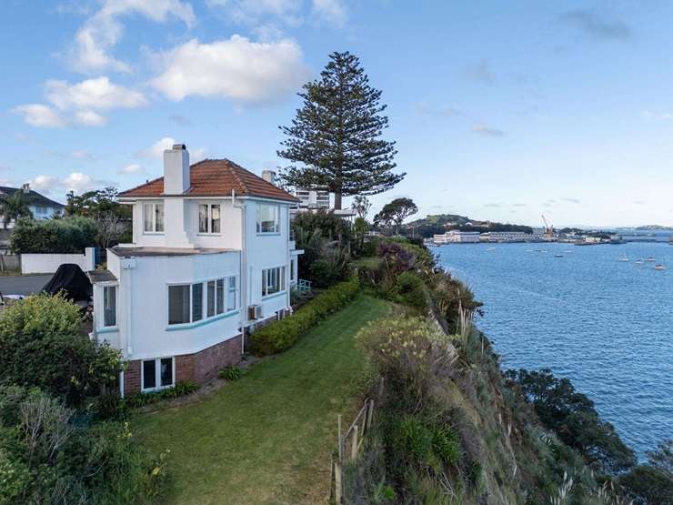 An abandoned shell of a house is up for grabs at 23C Stanley Point Road, in Auckland’s Devonport. Photo / Supplied