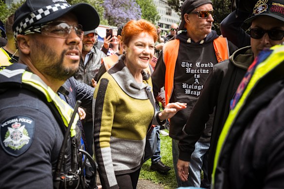 Pauline Hanson’s One Nation is riding a surge in popular support.