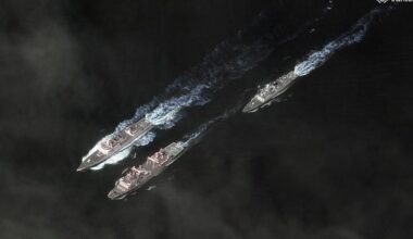 New Vantor satellite images give clear view of Chinese warships in Philippine Sea