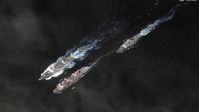 New Vantor satellite images give clear view of Chinese warships in Philippine Sea