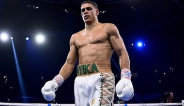 Nyika pays tribute to fiancée after emotional victory