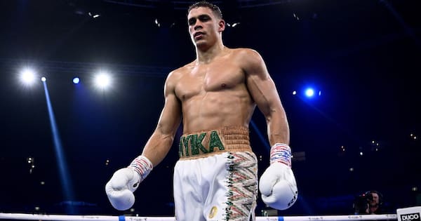 Nyika pays tribute to fiancée after emotional victory