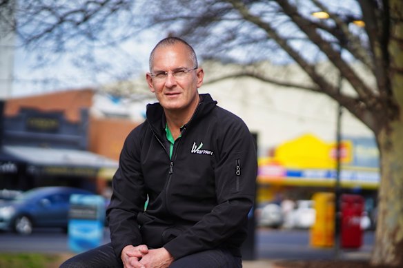 Paul Hopper is part of the West Party, which he says will stay in the “sensible centre” of politics.