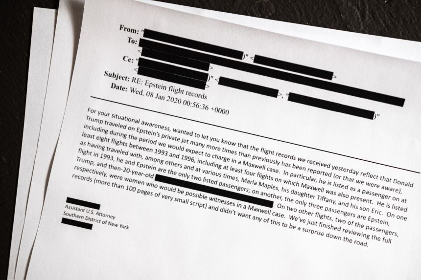 Documents related to the Jeffrey Epstein investigation released by the US Department of Justice on Tuesday show an email dated January 8, 2020<strong>,</strong> with information on a flight Donald Trump took with his family between the years 1993 and 1996, before he was president. The email also mentions a 1993 flight that Trump<strong> </strong>and Epstein took with a 20-year-old, whose name was redacted.