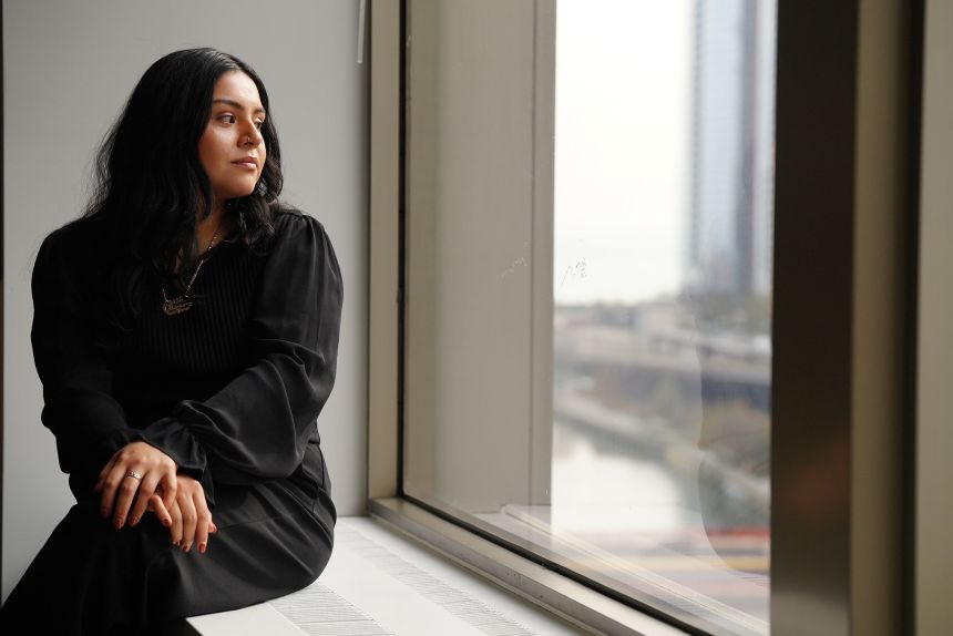 Marimar Martinez poses on November 21 in Chicago.