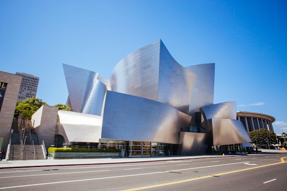 The Walt Disney Concert Hall in Los Angeles.