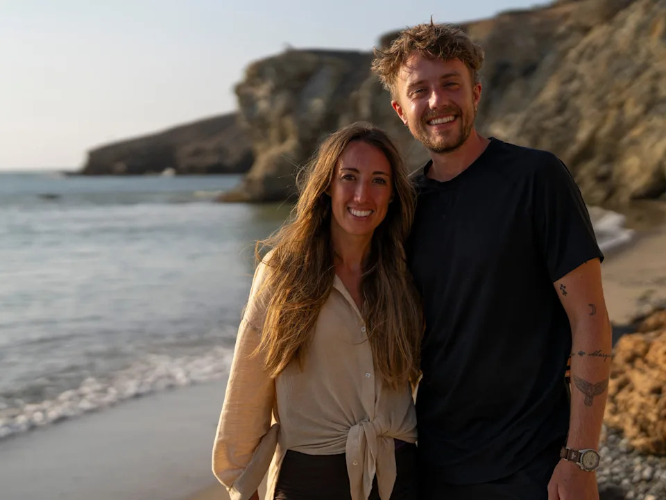 Roman Kemp with his sister Harleymoon (BBC/PA)
