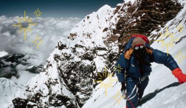 climber on mount everest