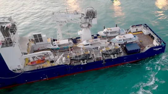 n Australian Border Force boat leaves Broome on Wednesday evening carrying crayfishing boats purchased under a policy which sees them provided to illegal fishers and people smugglers before they are turned back in Australian waters. 