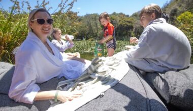 Families opt for Peninsula Hot Springs visit over traditional celebrations