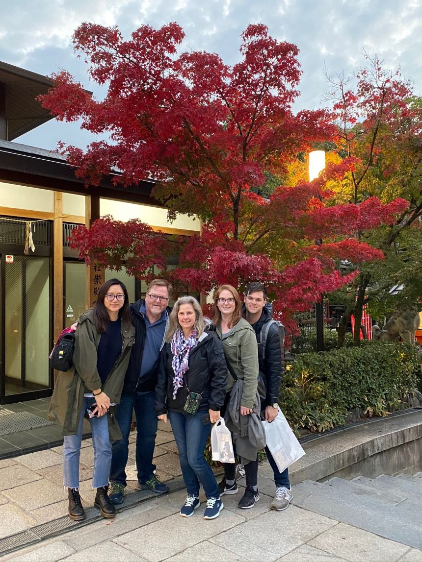 Pete Carleton and his family are seen in an undated photo.