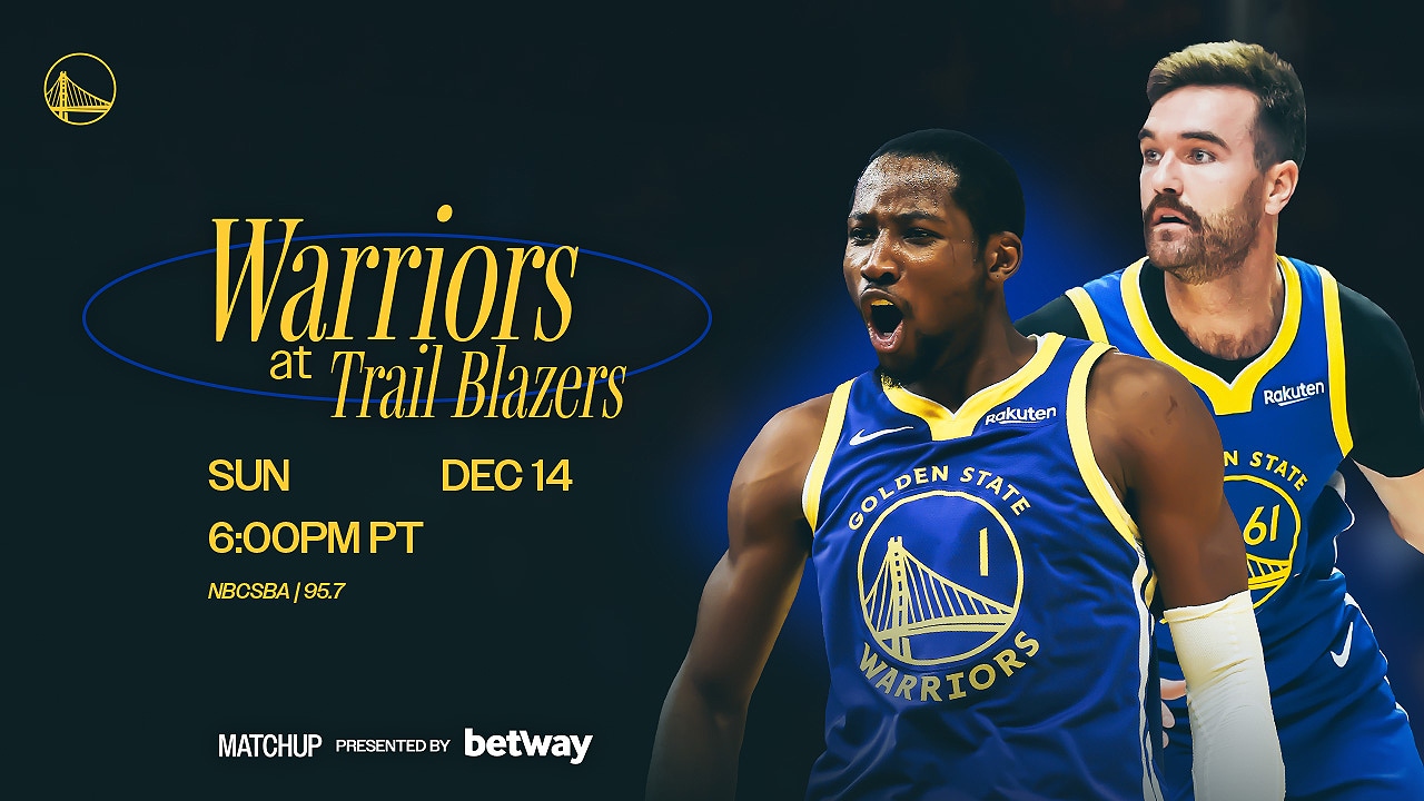 Game Preview: Warriors at Portland Trail Blazers - 12/14/25 - NBA