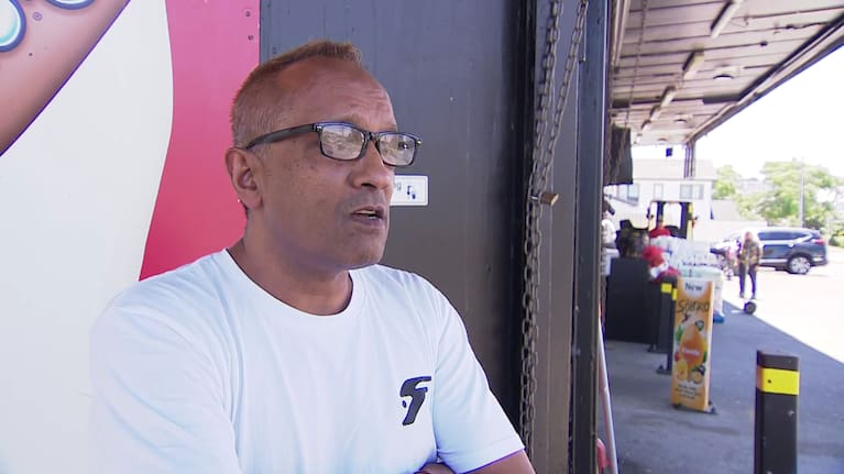 Fenchurch Superette owner Prathul Patel. 