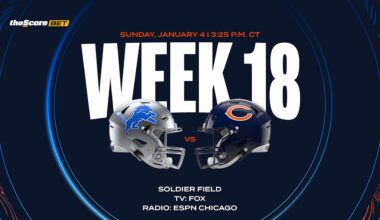 Chicago Bears vs. Detroit Lions 2025 Week 18 NFL