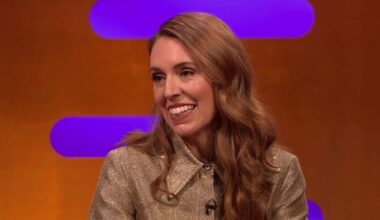 Former PM Dame Jacinda Ardern appears on The Graham Norton Show