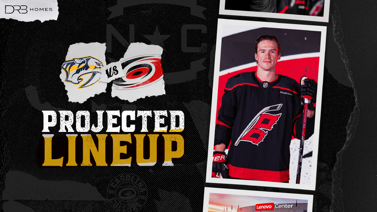Projected Lineup: December 6 vs. Nashville