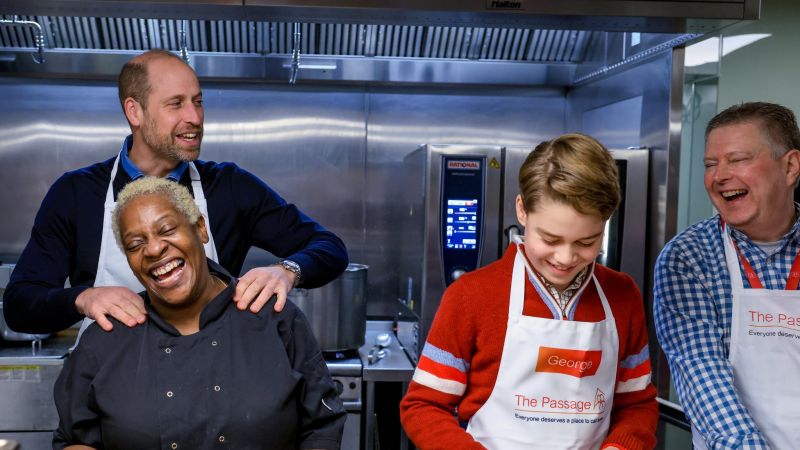 Prince William and son George continue Diana’s legacy with Christmas trip to homeless shelter
