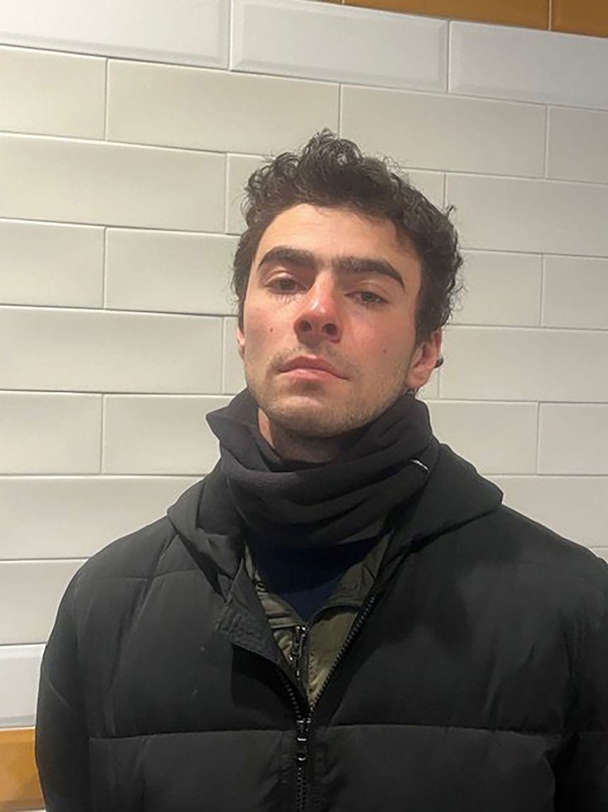 Police share image of Luigi Mangione inside McDonald's where he was captured.