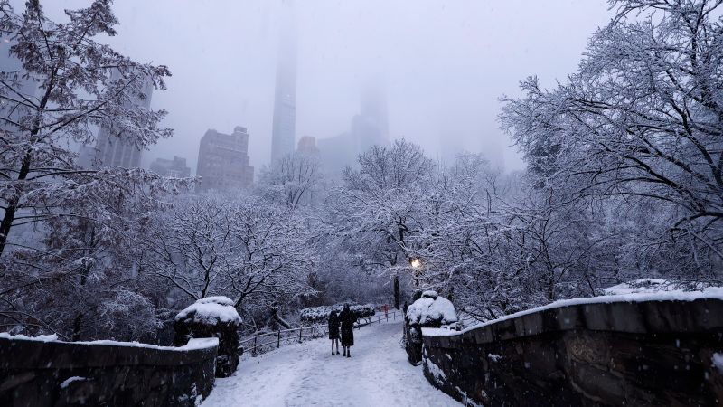 Most snow in New York City in a few years possible from incoming Northeast winter storm