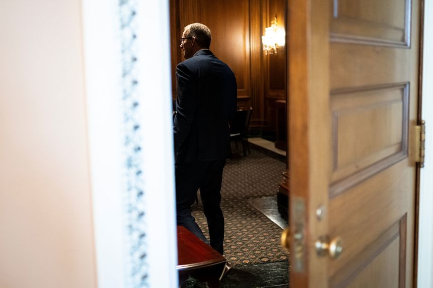 Senate Majority Leader John Thune on Thursday.