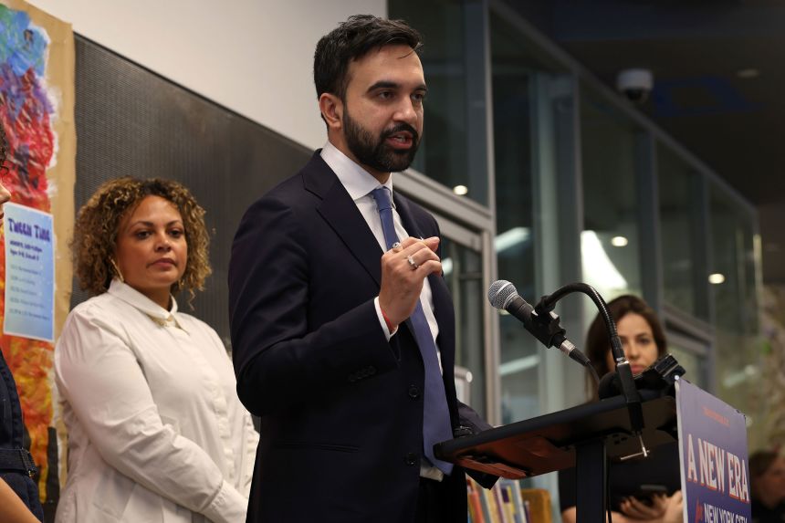 Mayor-elect Zohran Mamdani speaks makes a transition announcement for his administration on Wednesday, December 17.