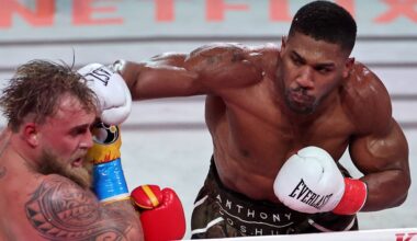 Anthony Joshua breaks Jake Paul’s jaw with vicious 6th-round knockout
