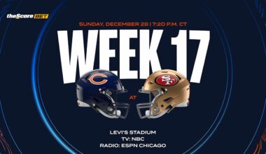 Chicago Bears at San Francisco 49ers 2025 Week 17 NFL Sunday Night Football