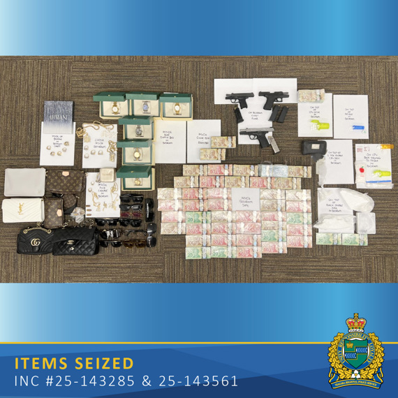 Controlled Substances and Guns Recovered by St. Catharines Street Crime Detectives