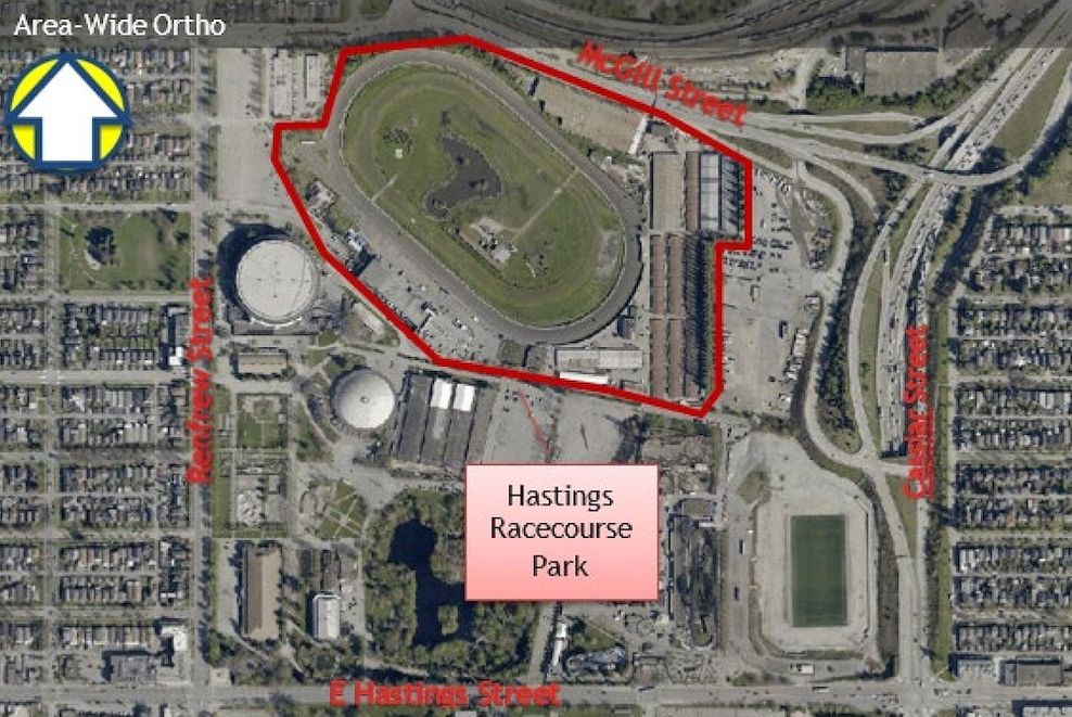 hastings park racecourse hastings lease area