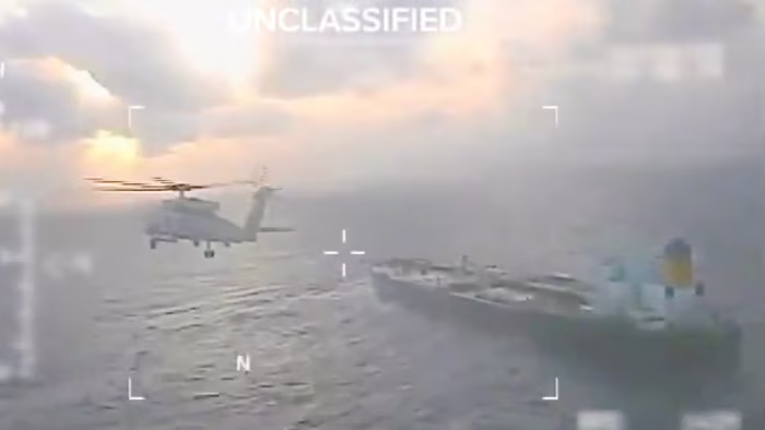 US steps up blockade of Venezuela by seeking to board third oil tanker