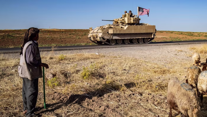 Two US soldiers and a civilian killed in attack in Syria