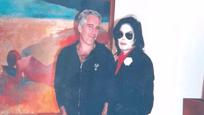 Jeffrey Epstein and Michael Jackson (Image supplied by the US Department of Justice)