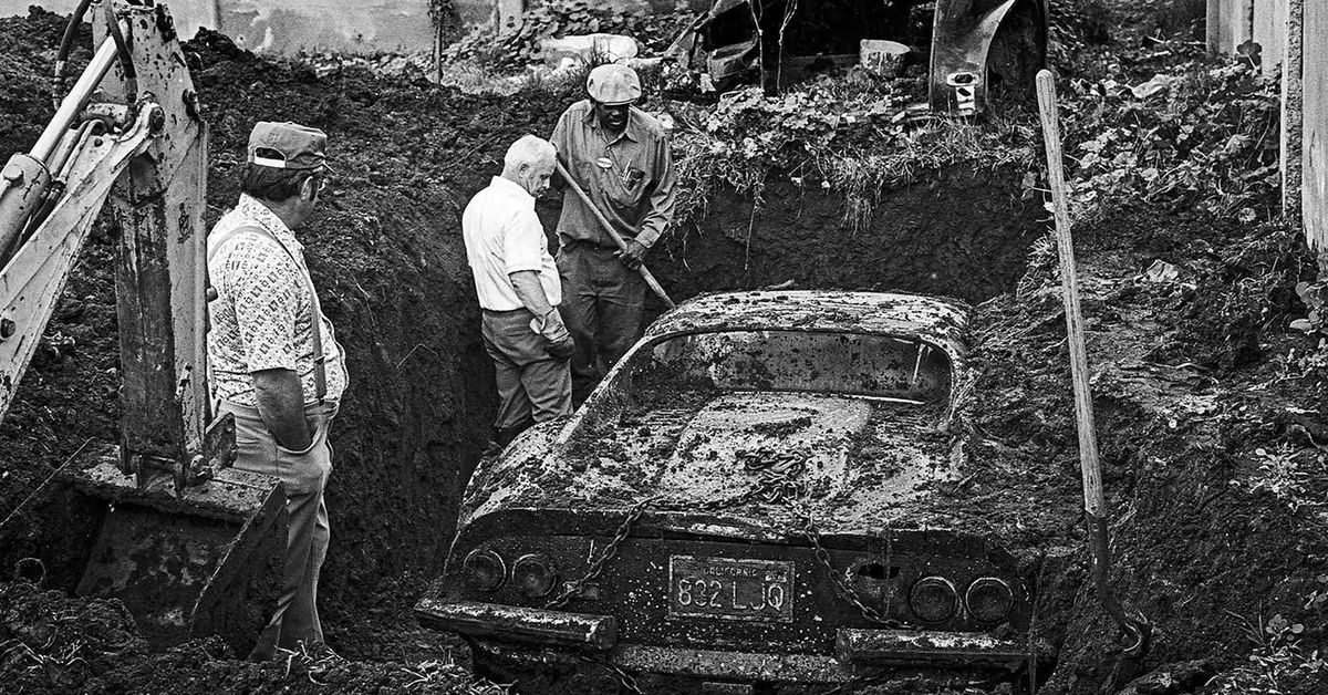 Today in History - December 7: Thieves bury stolen Ferrari, and then forget where