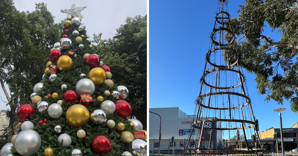 Arsonists burn down NSW town's Christmas tree