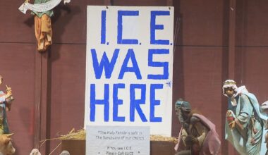 Boston Archbishop to meet with priest over controversial "ICE was here" nativity scene