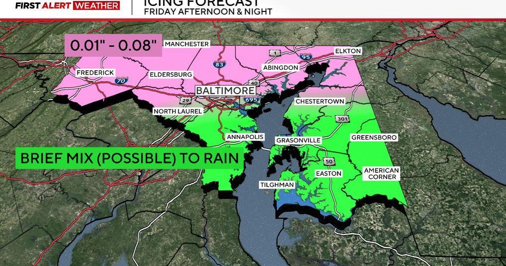 Winter storm may impact post-Christmas travel Friday in Maryland